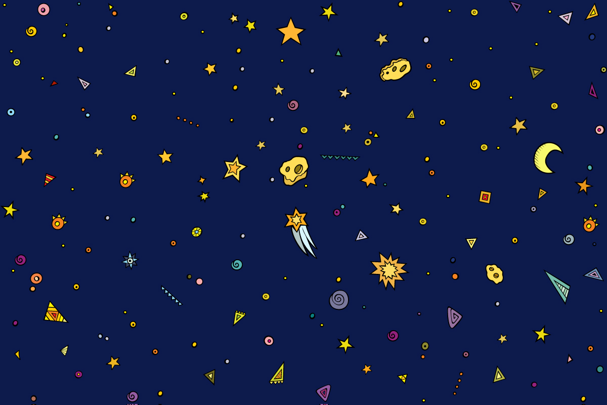 Space scene — find objects in outer space