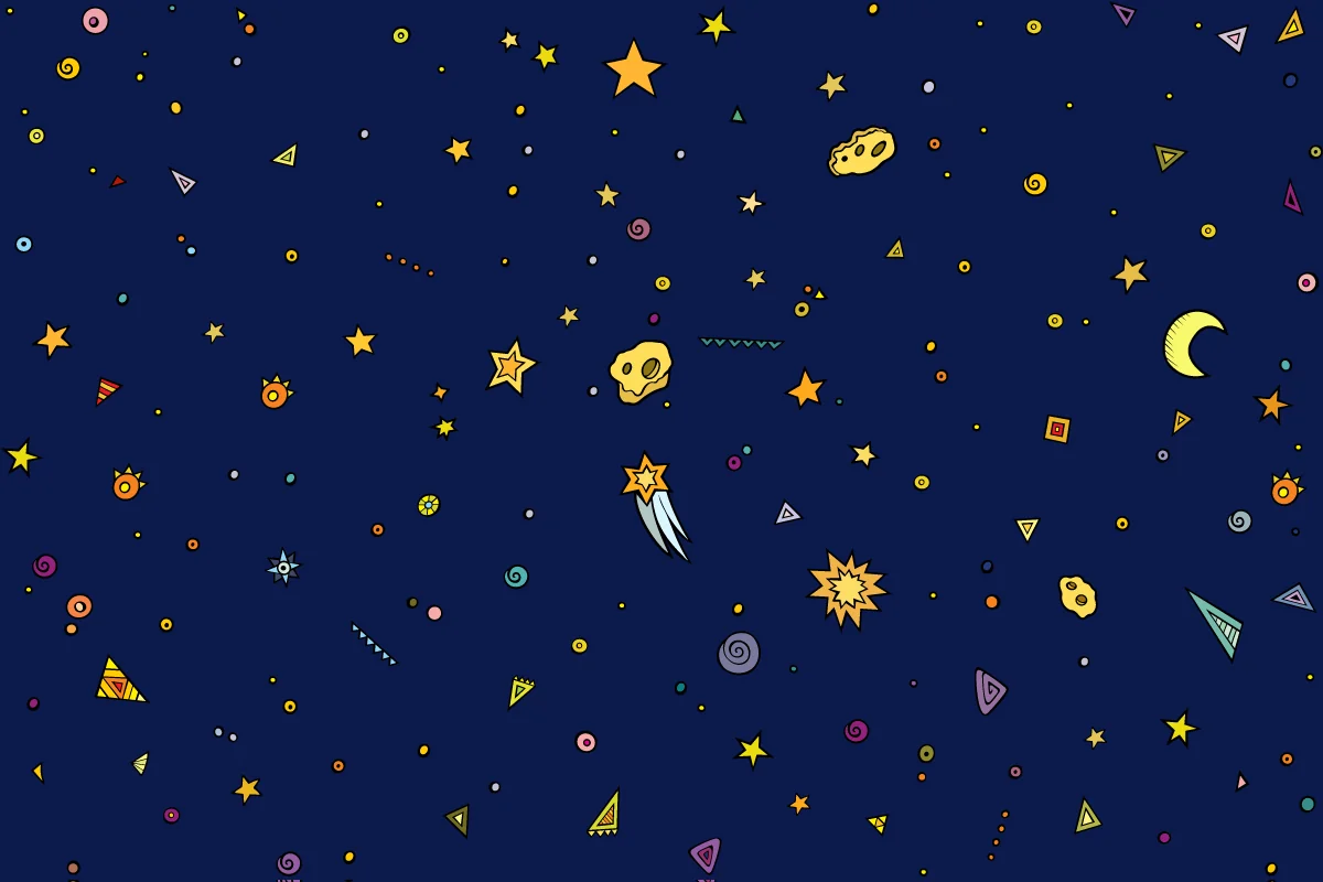 Space scene — find objects in outer space